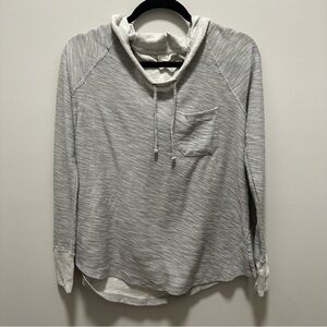 Women’s Roxy Gray Drawstring Hoodie Gray Sweater Sweatshirt Size Small S